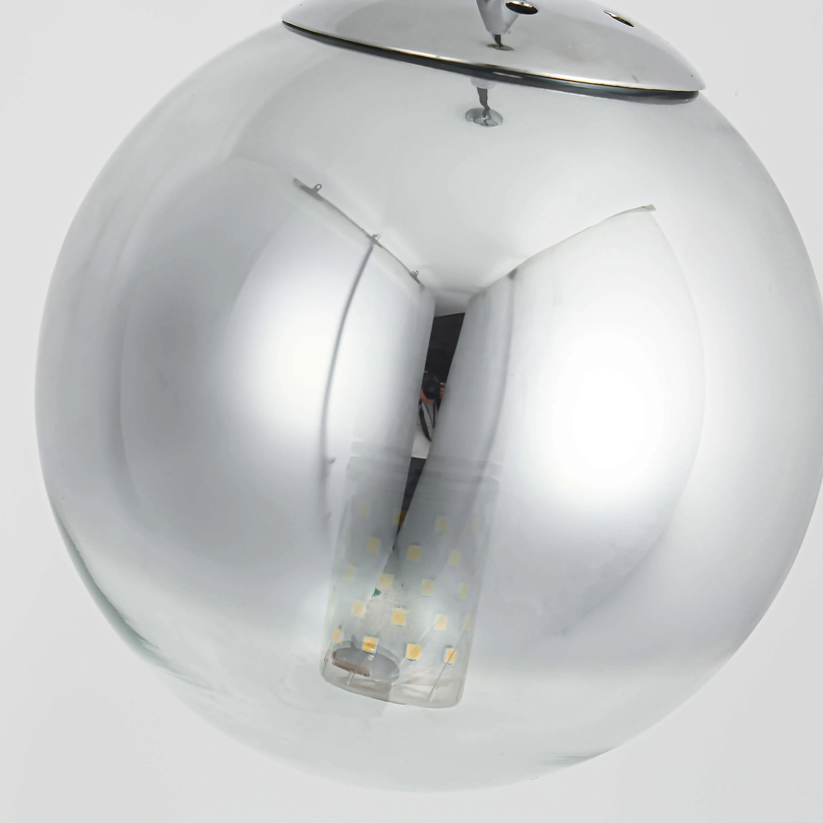 Lampa wisząca Palla chrom 1xE14 - obrazek 9