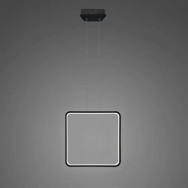Lampa wisząca Ledowe Kwadraty No.1 X 40 3k czarna