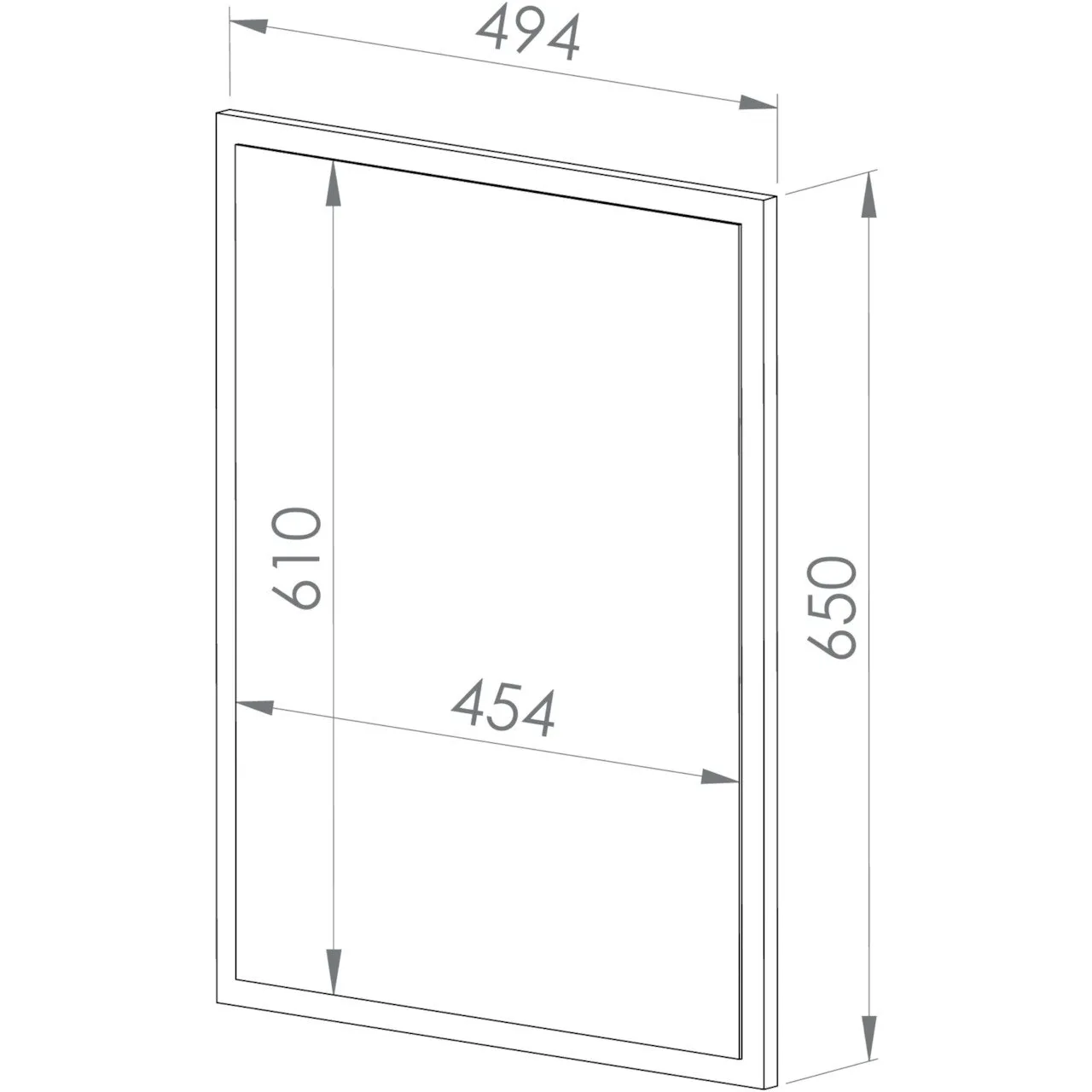 Lustro MEVIA 08 dąb artisan - obrazek 4