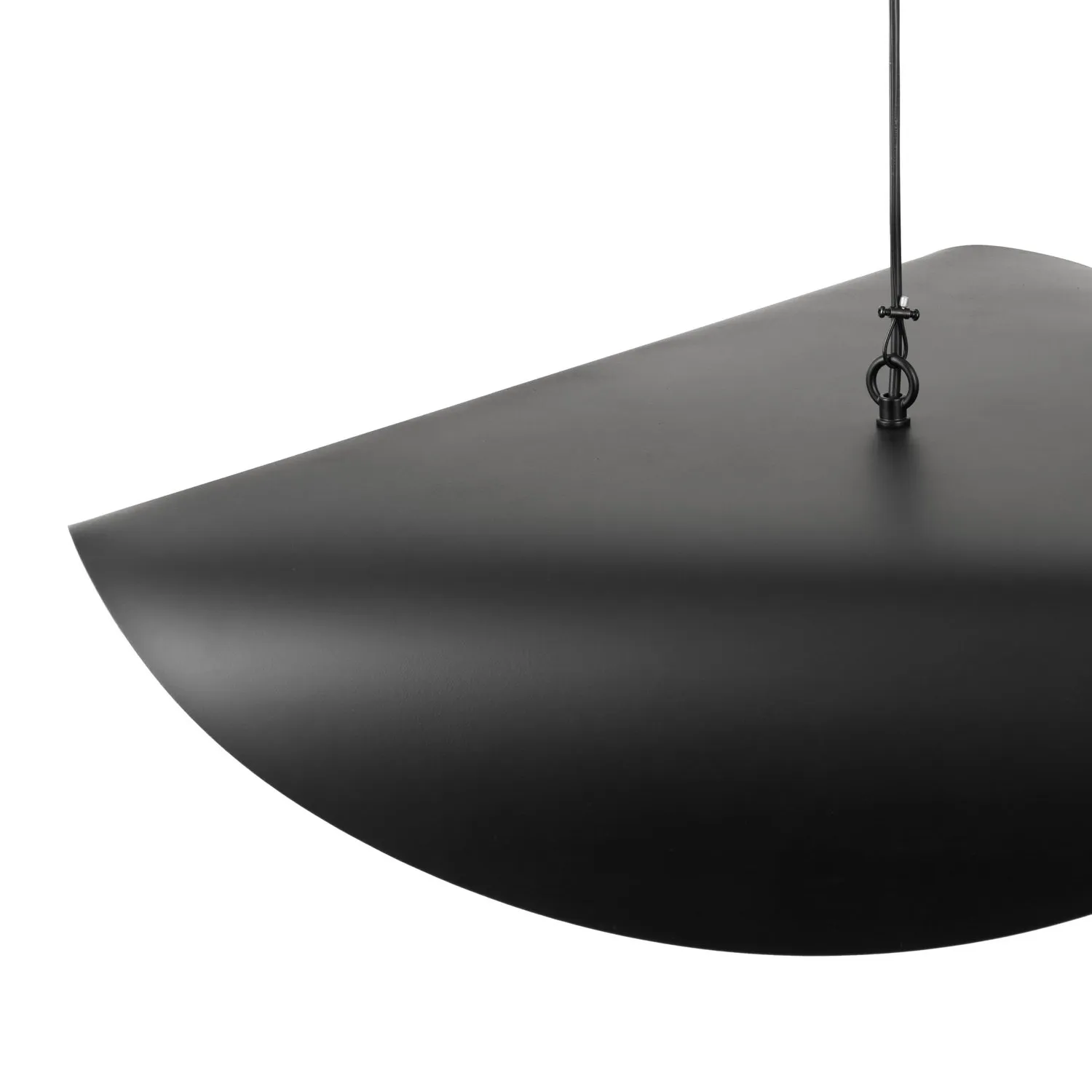 Lampa wisząca ENZO 80 cm - czarno złota - obrazek 5