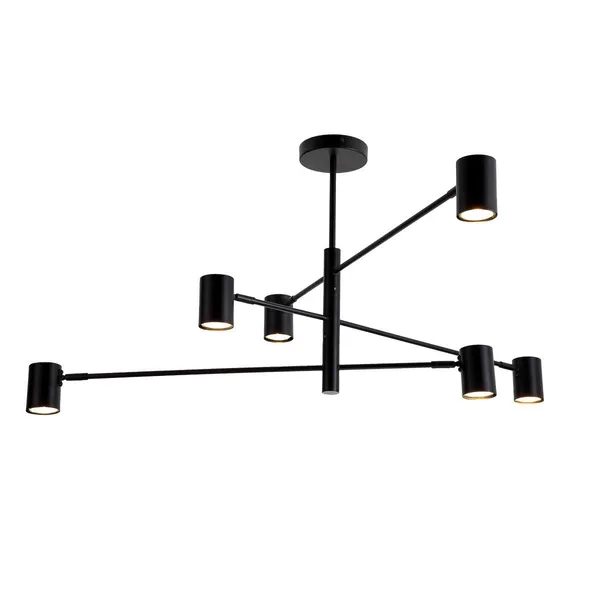 Lampa wisząca Snow 6 czarna 6xGU10