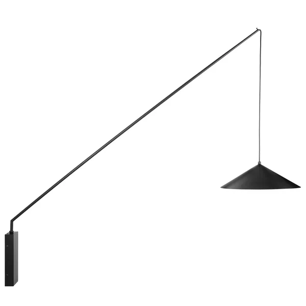 Lampa ścienna SWING czarna 140 cm