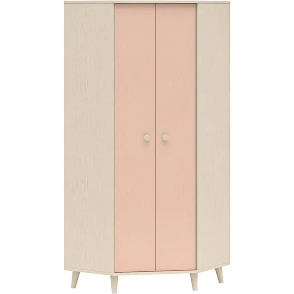 Szafa narożna EVE 01 piasek pustyni / millenial pink