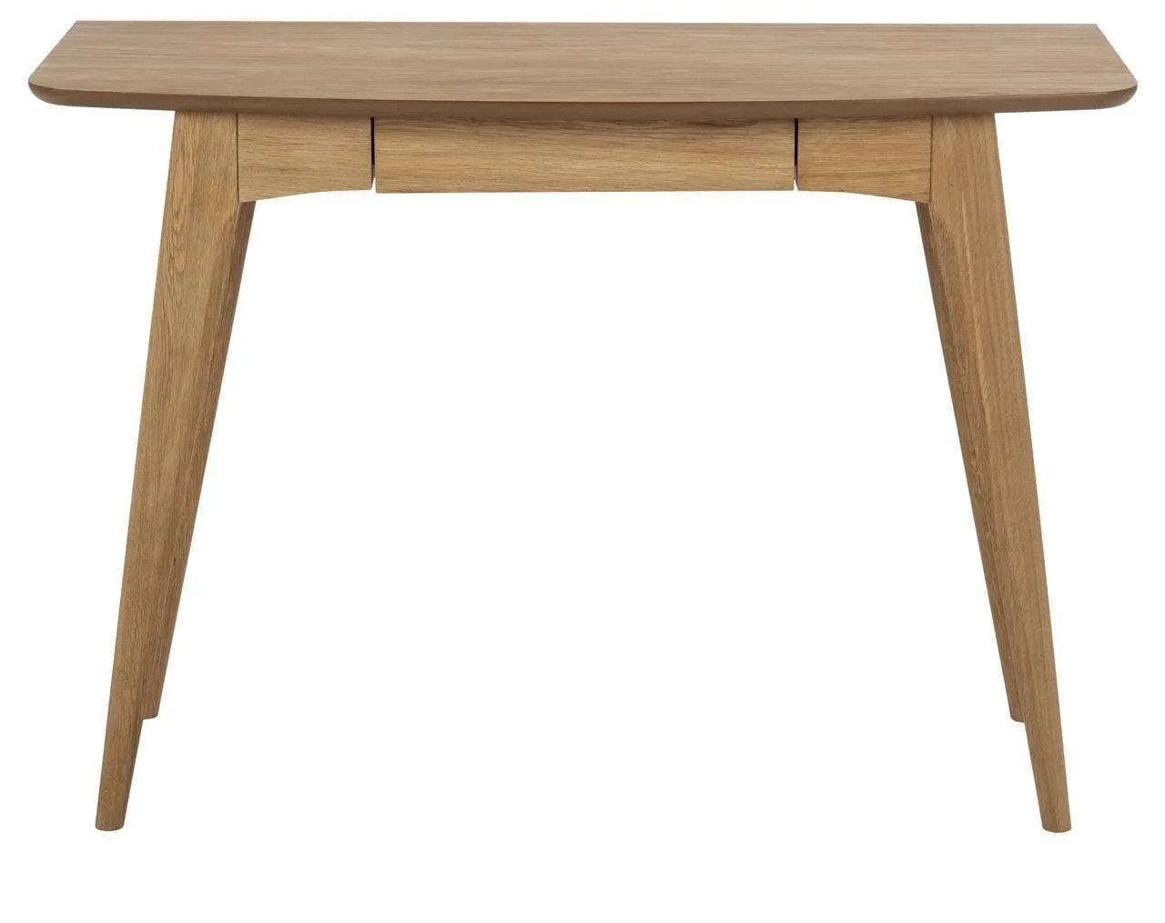 Biurko Actona Woodstock skandynawskie z szufladą dąb naturalny 105 cm - obrazek 3