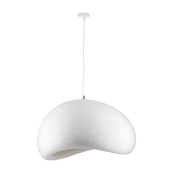 Lampa wisząca STONE 80 cm - biała