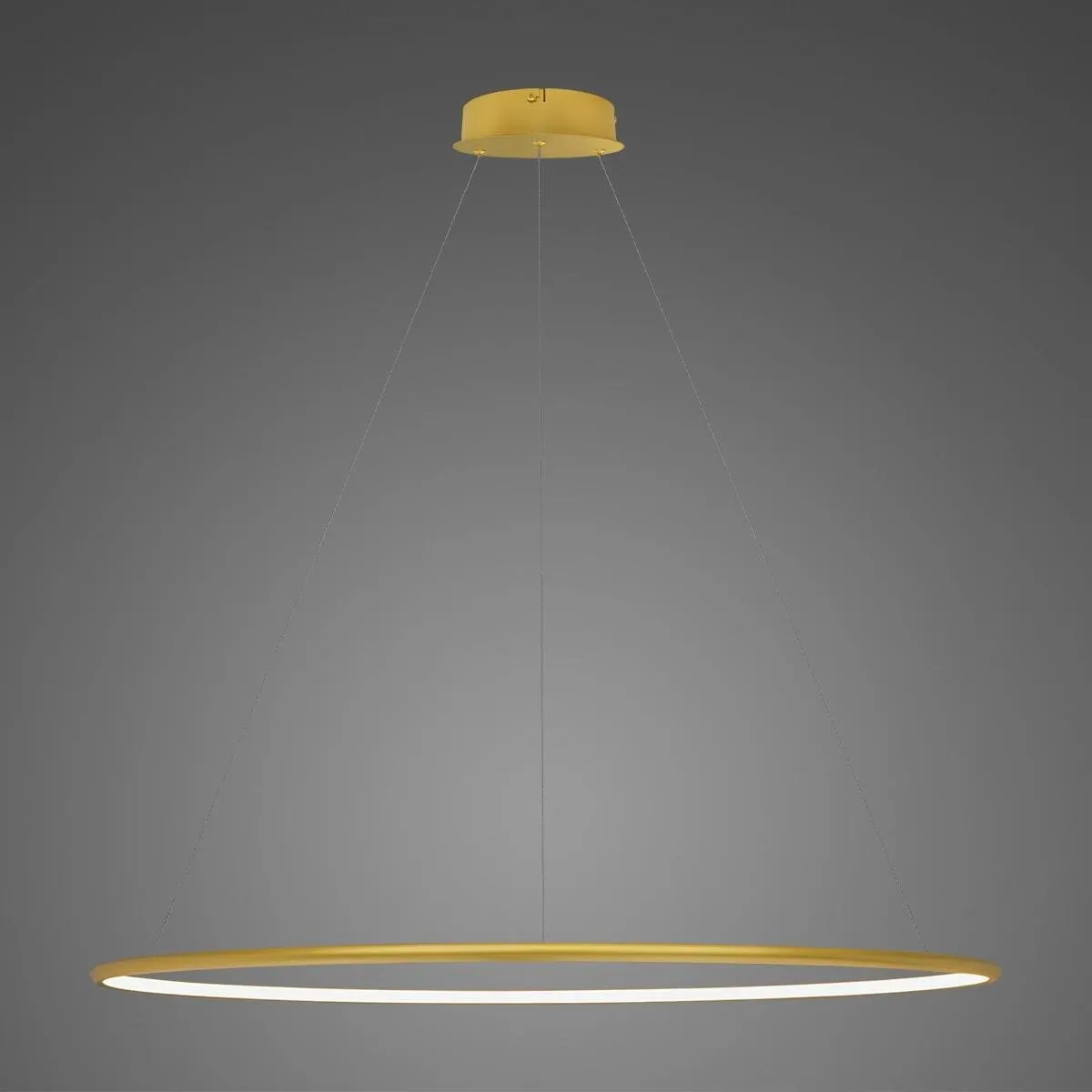 Lampa wisząca Ledowe Okręgi No.1 120cm 3k złota Dali