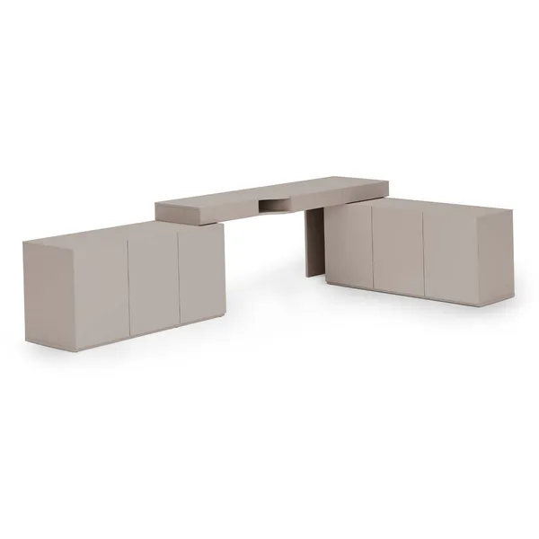 Meble młodzieżowe WOOW SET 07P szampański / clay grey