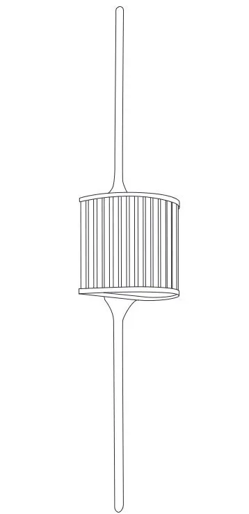 Lampa ścienna SERGIO-2 złota 90 cm - obrazek 8