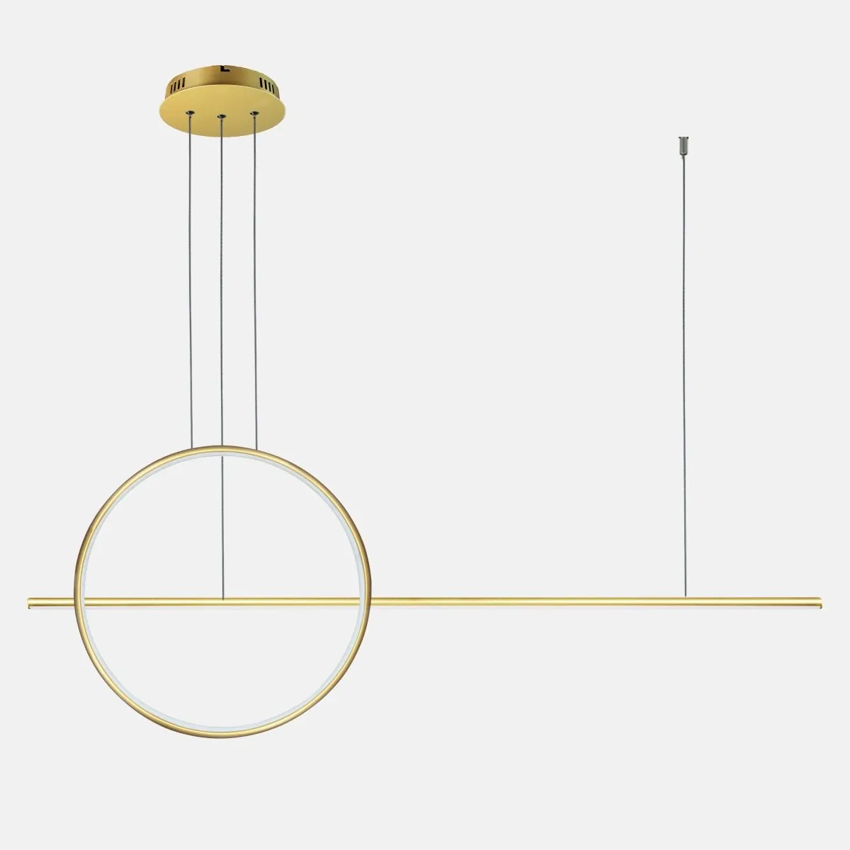 Lampa wisząca Linea No.2 120 40cm złota 3k