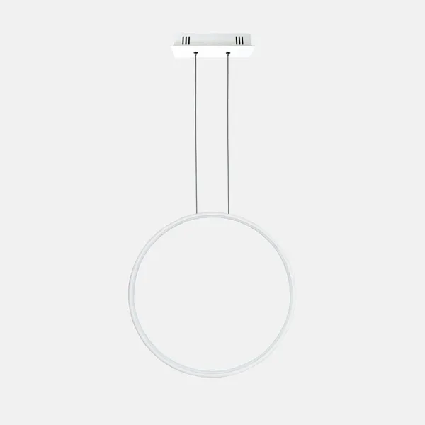 Lampa wisząca Ledowe Okręgi No.1 X 60cm 3k biała