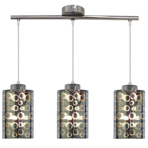 NOCTURNO LAMPA WISZĄCA 3X40W E27 CHROM
