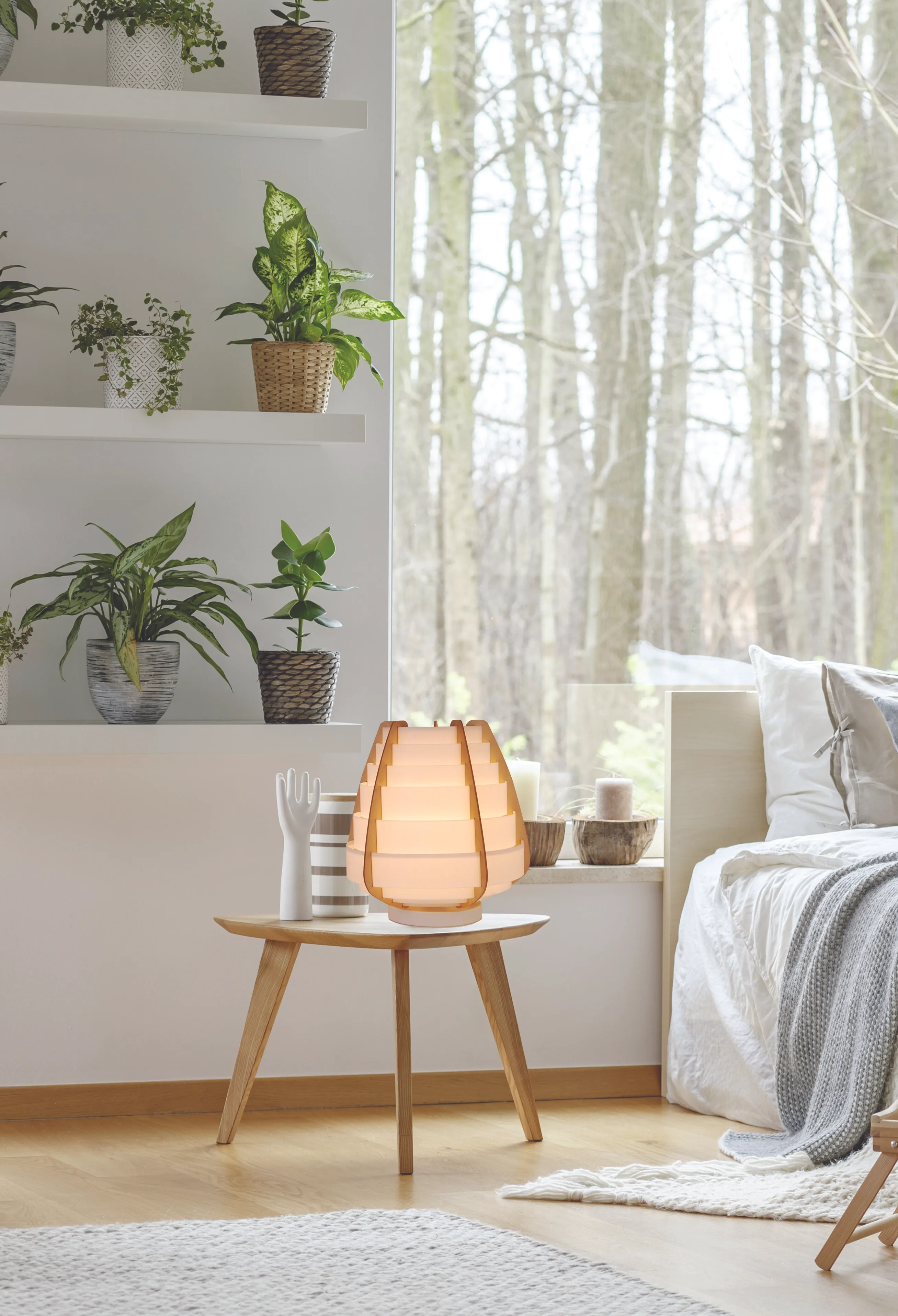 LAMPA STOŁOWA NAGOJA 1 BEŻOWY - obrazek 2