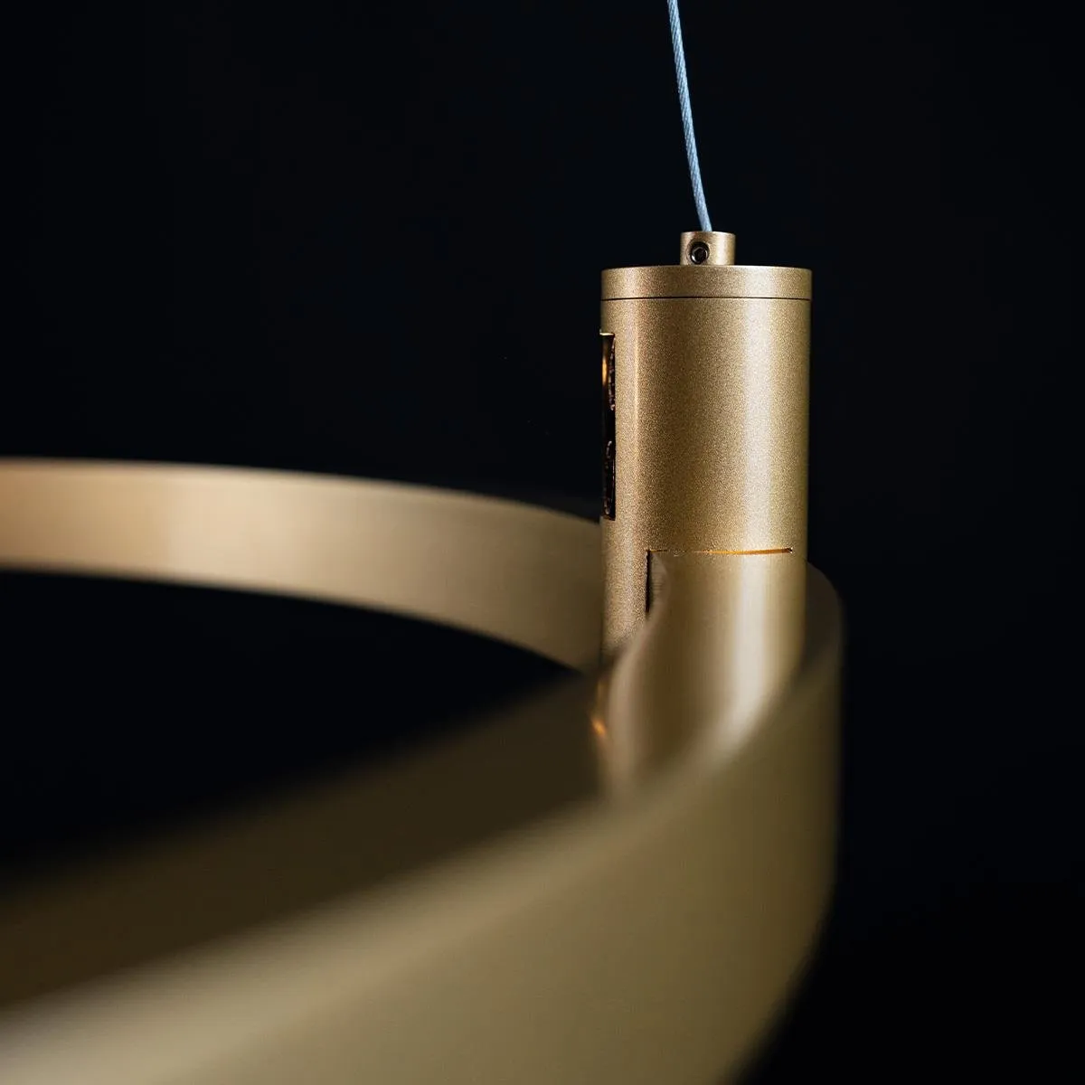 Ledowa Lampa wisząca Diamante No.2 CO1 60cm złota - obrazek 4
