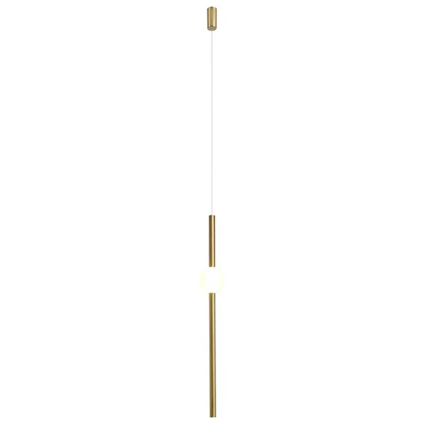 Lampa wisząca O-LINE 93 - LED, 93 cm, mosiądz