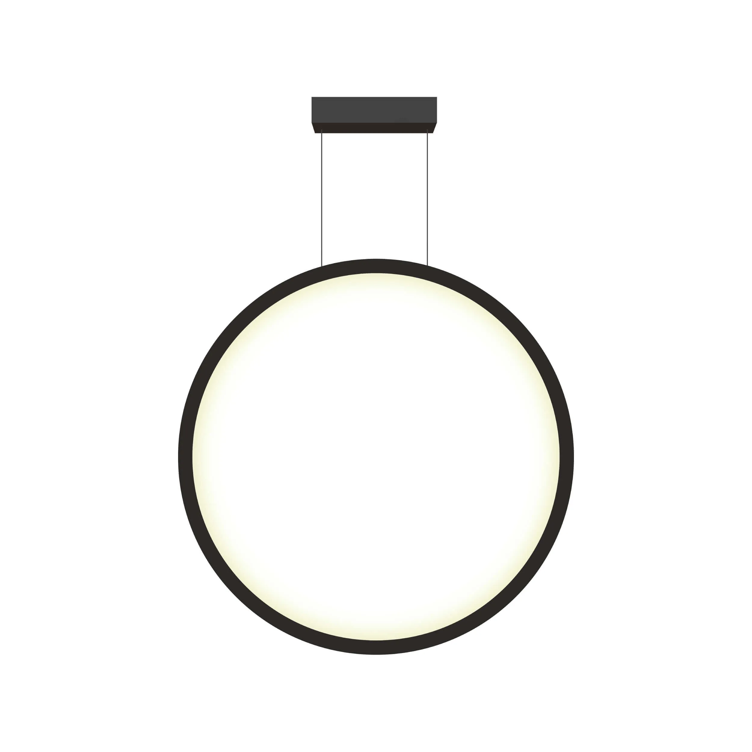 Lampa wisząca Mirror czarna LED 3000K - obrazek 2