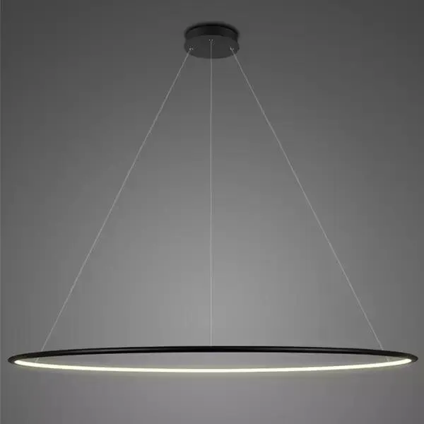 Lampa wisząca Ledowe Okręgi No.1 200cm 3k czarna Dali