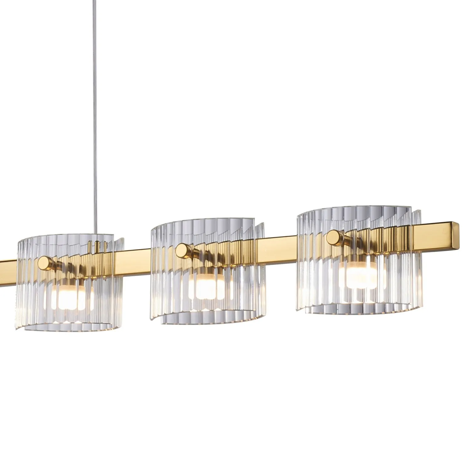 Lampa wisząca LED BACCIO złota 120 cm, złota - obrazek 8