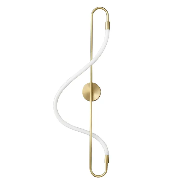 Lampa ścienna ESSA 90 cm - Kinkiet Led, złoty