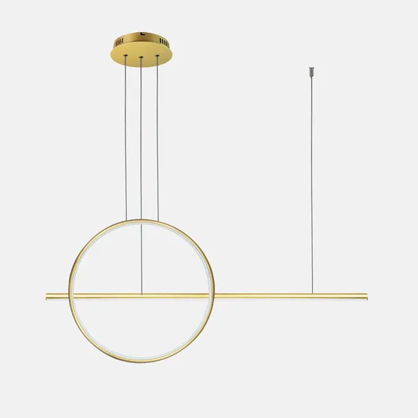 Lampa wisząca Linea No.2 100 40cm złota 3k