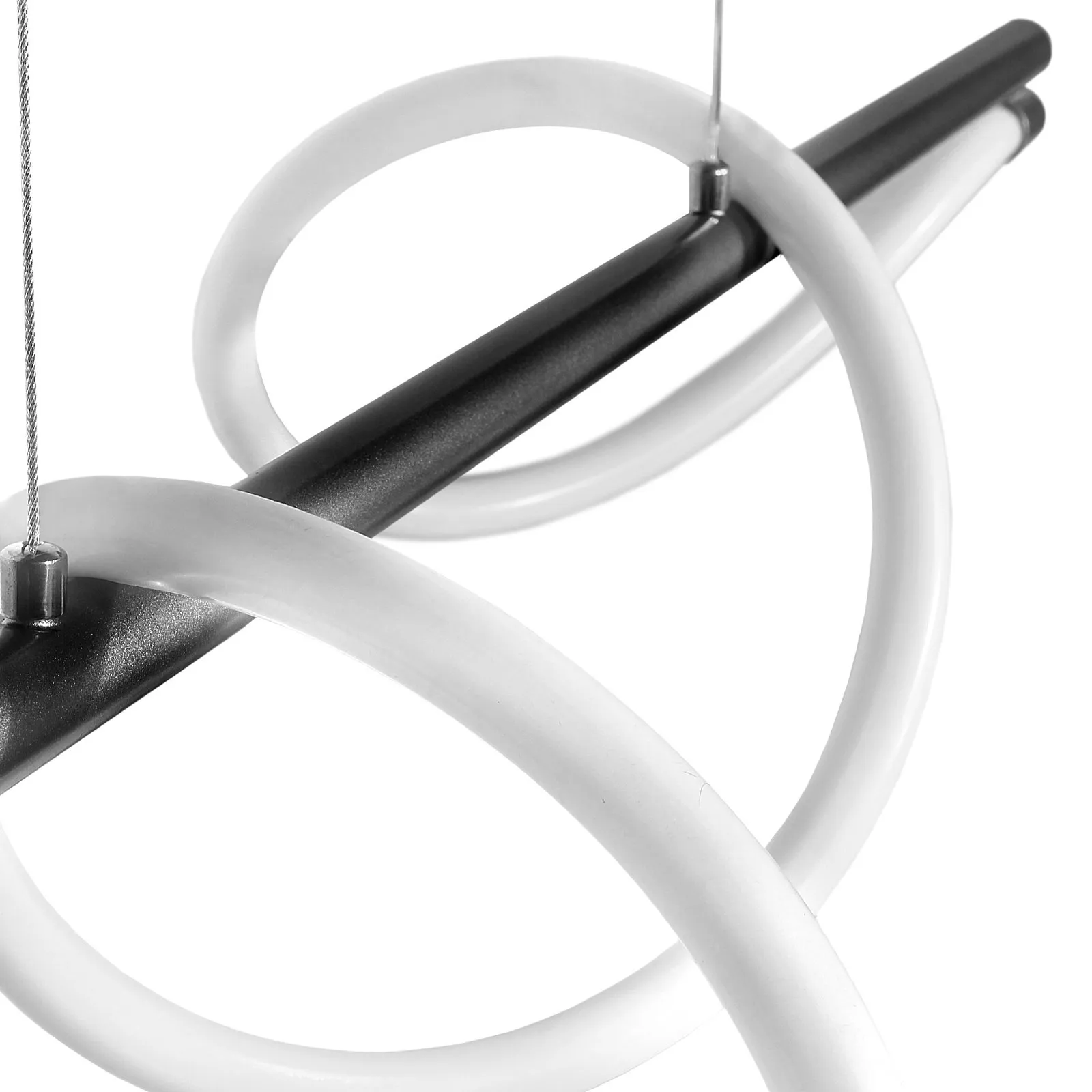 Lampa wisząca Serpente DDXZ004 55W czarna - wężyk gładki - obrazek 6