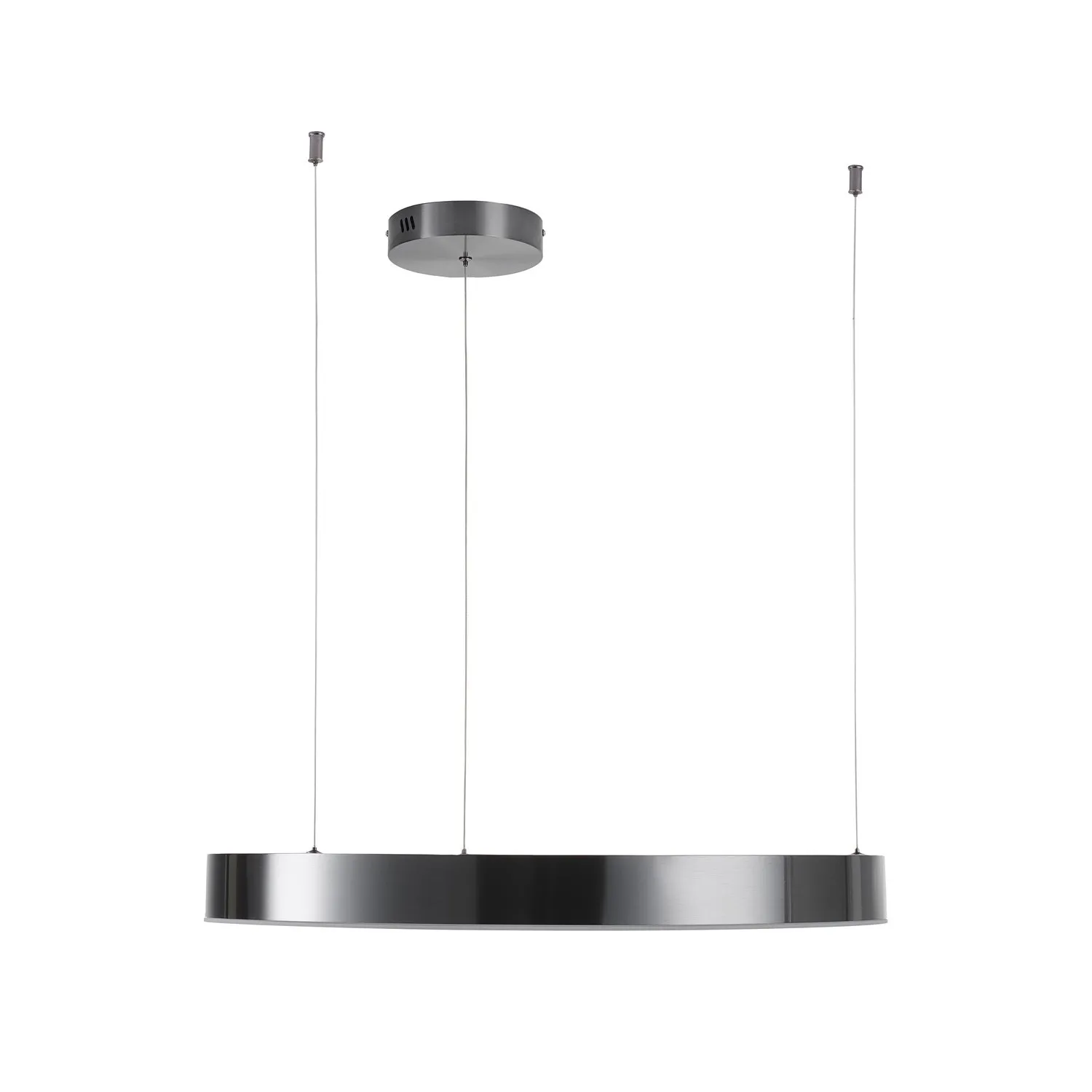 Lampa wisząca CIRCLE 60 cm - LED, ring tytan szczotkowany - obrazek 8