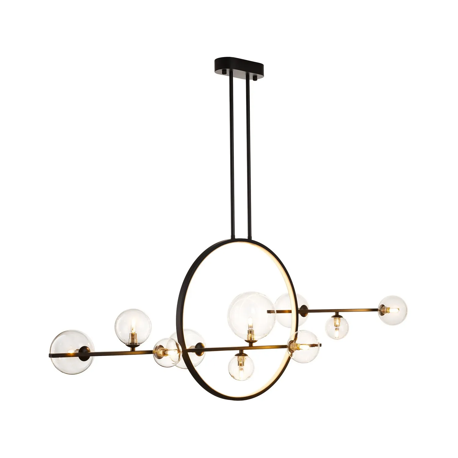 Lampa wisząca ORION DOUBLE czarna 145 cm - obrazek 12