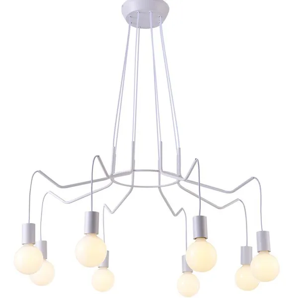 BASSO LAMPA WISZĄCA 8X40W E27 BIAŁY MATOWY