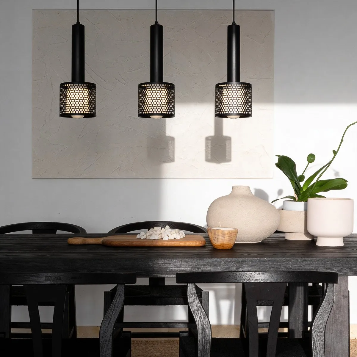 Lampa wisząca Amo czarna 3xE27 - obrazek 2