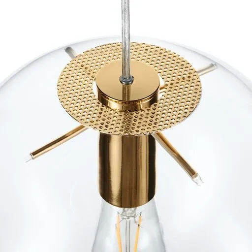 Lampa wisząca TONDA złota 30 cm - obrazek 6