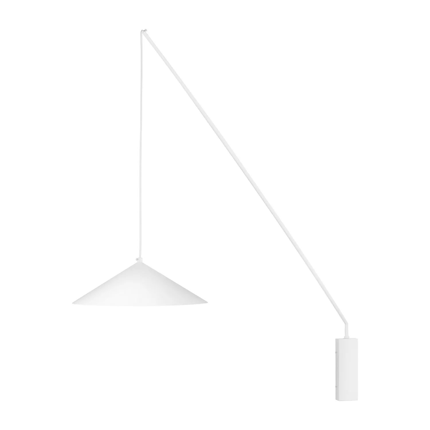 Lampa ścienna SWING biała 140 cm - obrazek 3