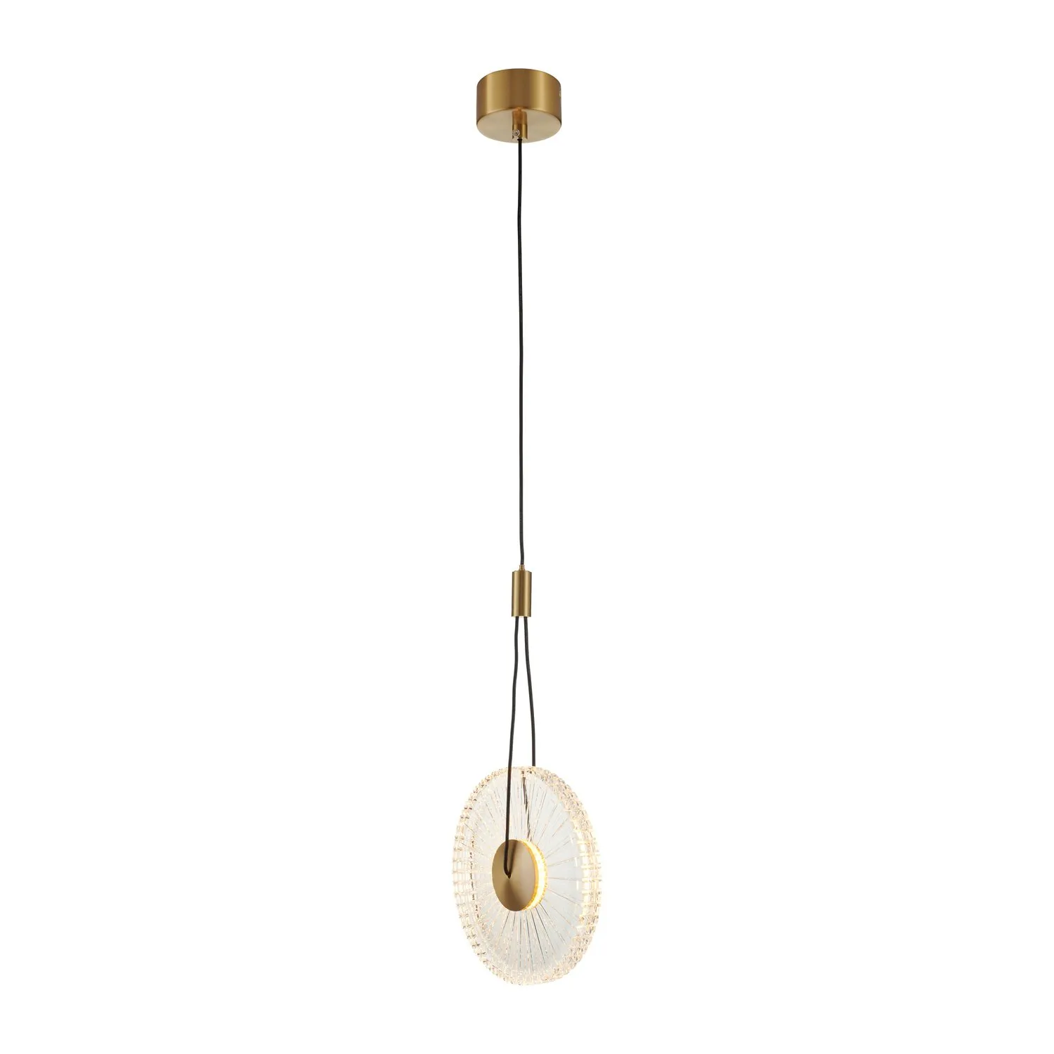 Lampa wisząca SUNBLAST - LED 20 cm, złota - obrazek 13