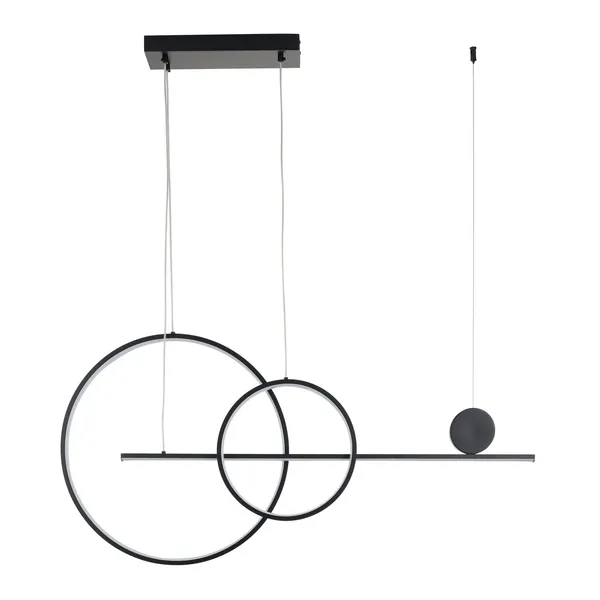 Lampa wisząca NEW AGE LED 120 cm - oprawa sufitowa czarna