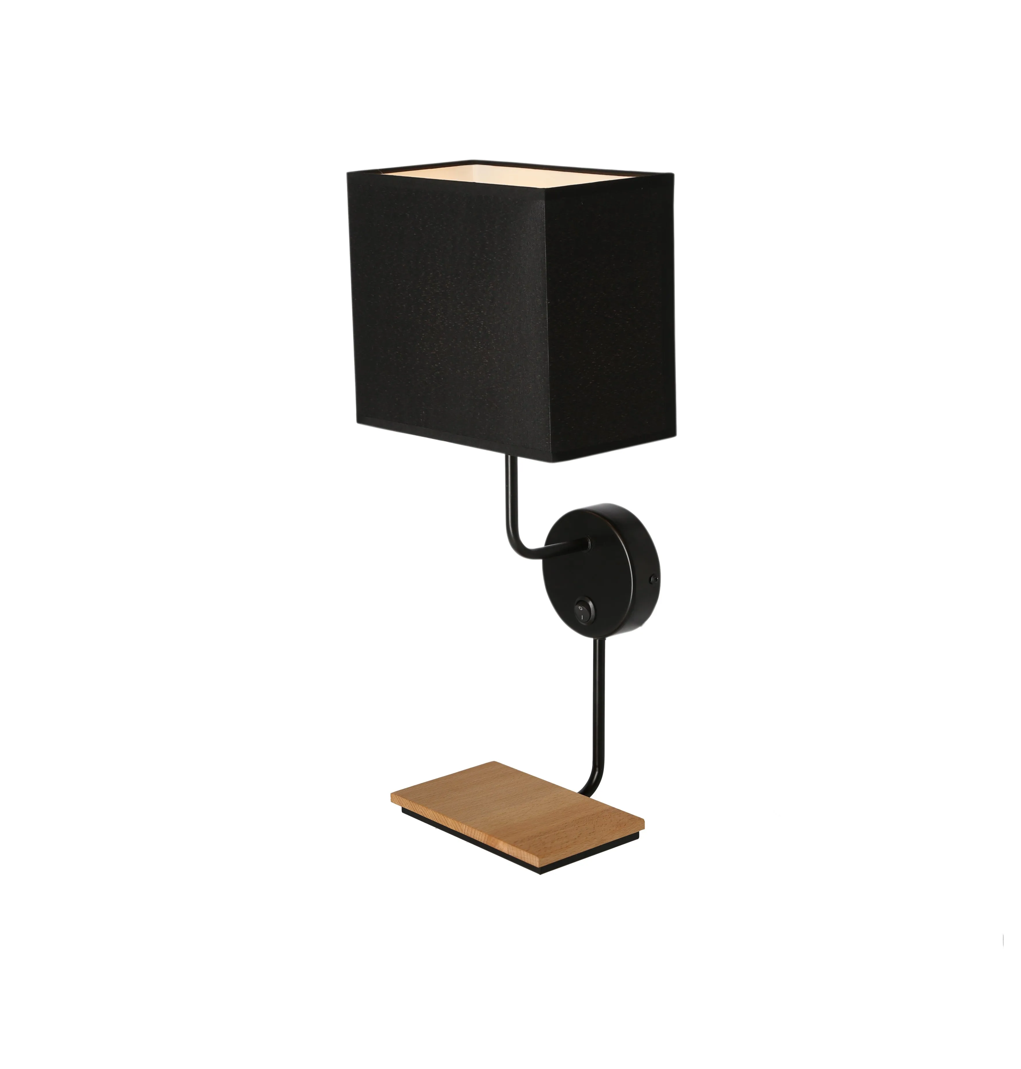 Keto lampa kinkiet czarny 1x40w e14 abażur czarny z włącznikiem - obrazek 23