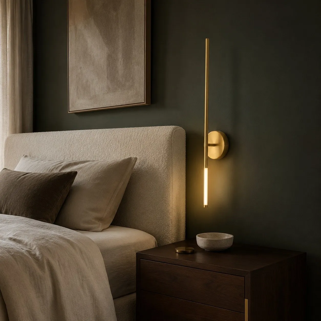Lampa ścienna FRESCO LED złota 65 cm - obrazek 4