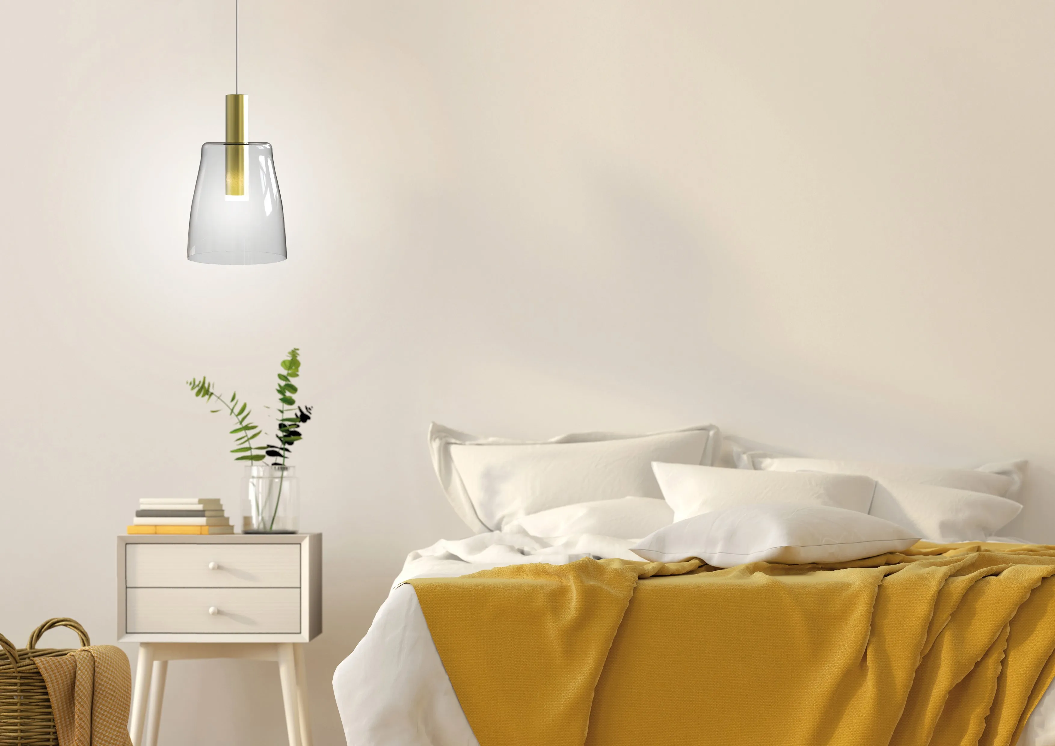 LAMPA WISZĄCA MODENA 1 ZŁOTY 140x15x15 - obrazek 2