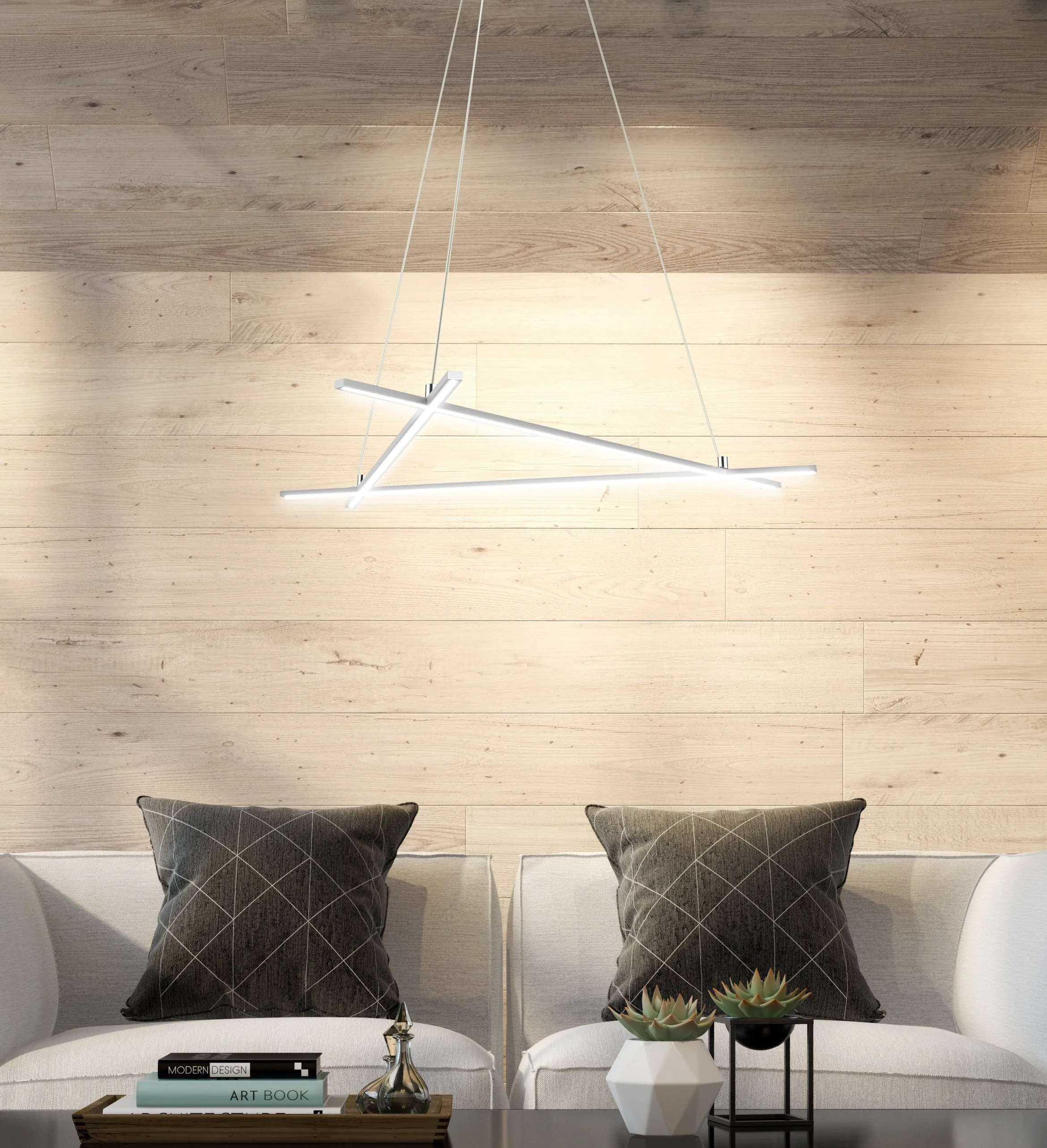 ANDROS LAMPA WISZACA 70X62 30W LED SREBRNY 4000K APETI - obrazek 2
