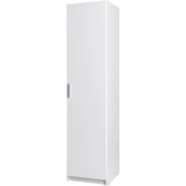 Szafa wąska 47cm PARMA 01 biały alpejski / biały połysk