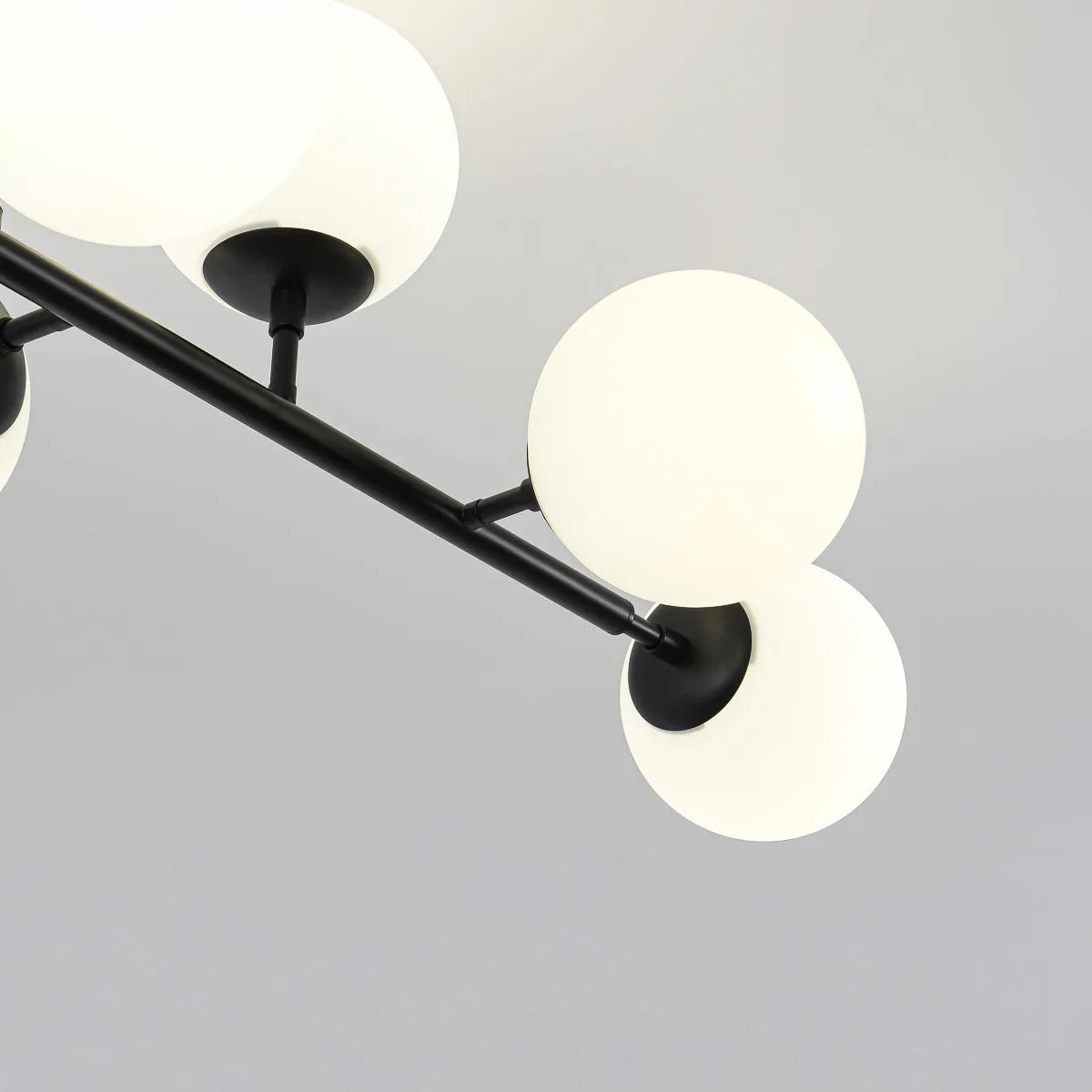 Lampa wisząca Dorado czarna 8xE14 - obrazek 9