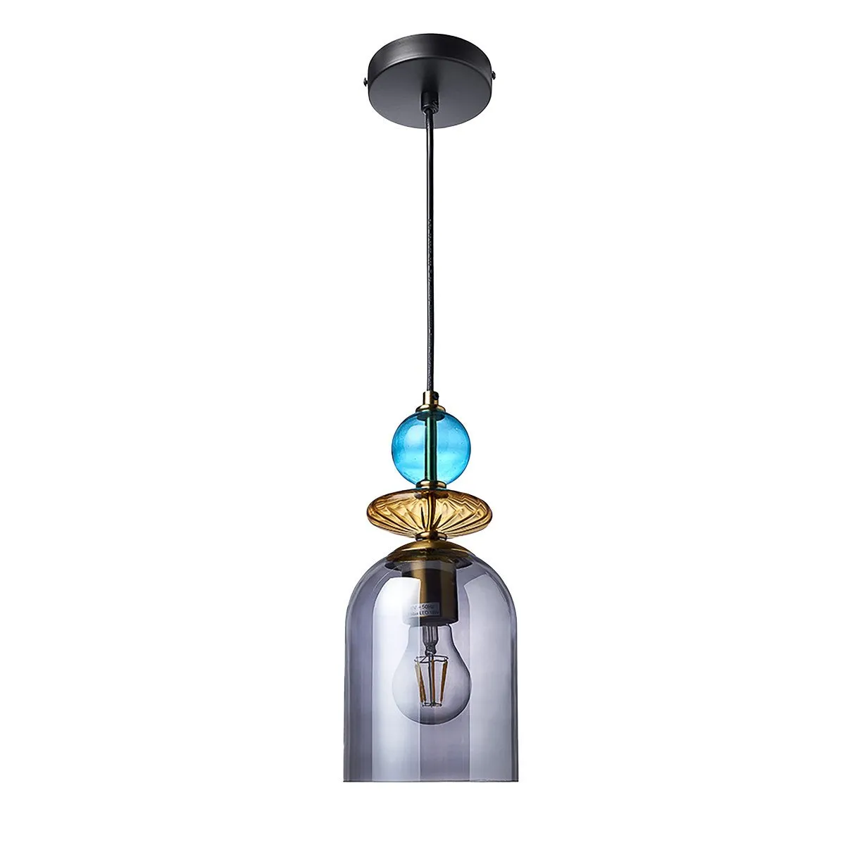 Lampa wisząca Tropea dymna 1xE27 - obrazek 5