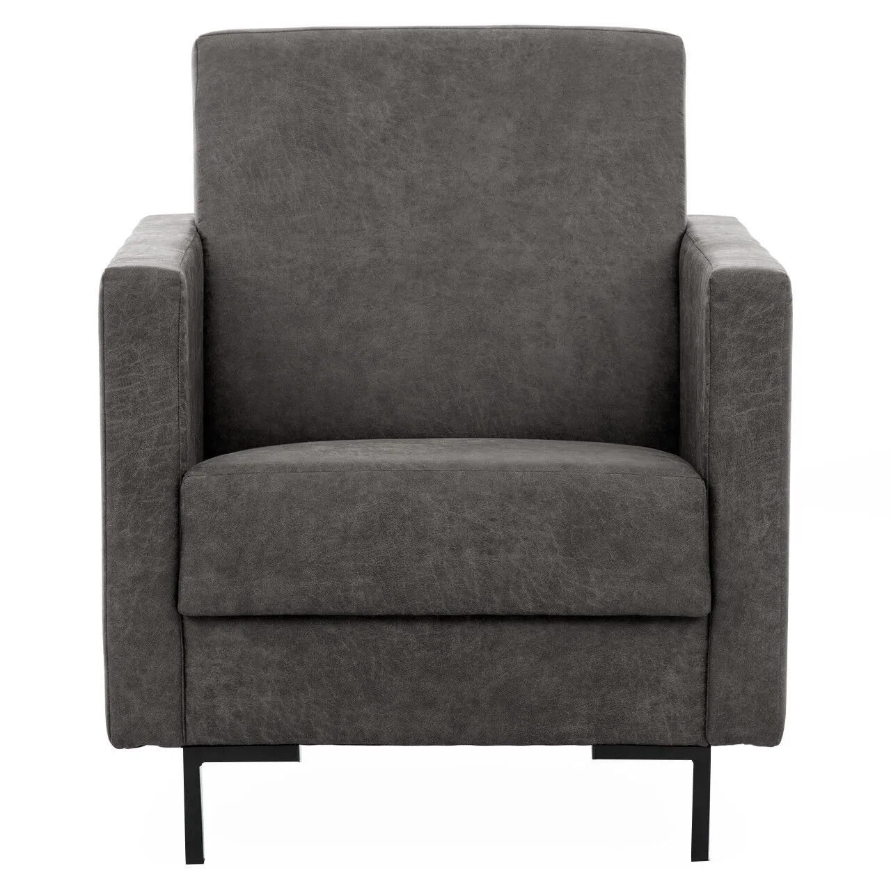 Fotel SELVA A manila dark grey czarny - obrazek 2