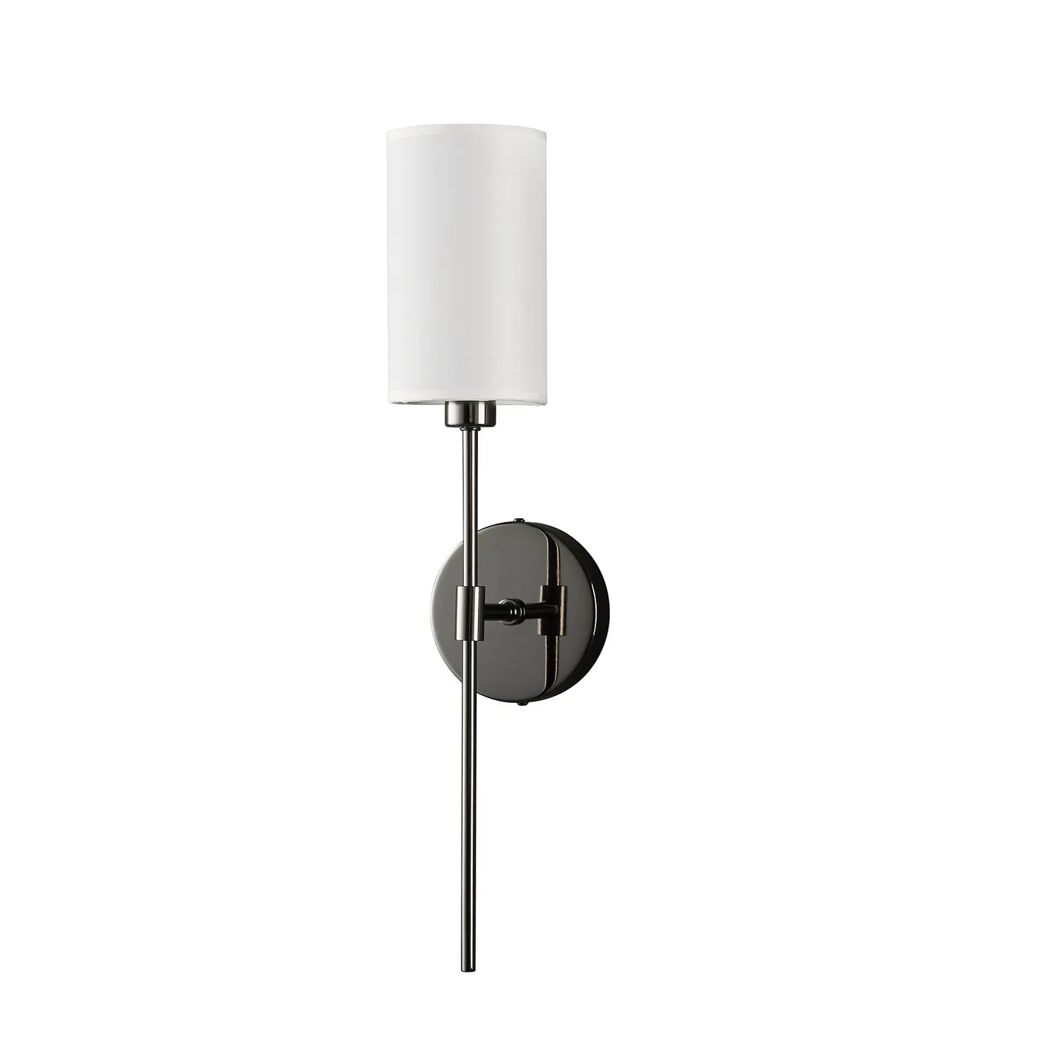 Lampa ścienna DARLING 53 cm- czarny kinkiet z abażurem - obrazek 5