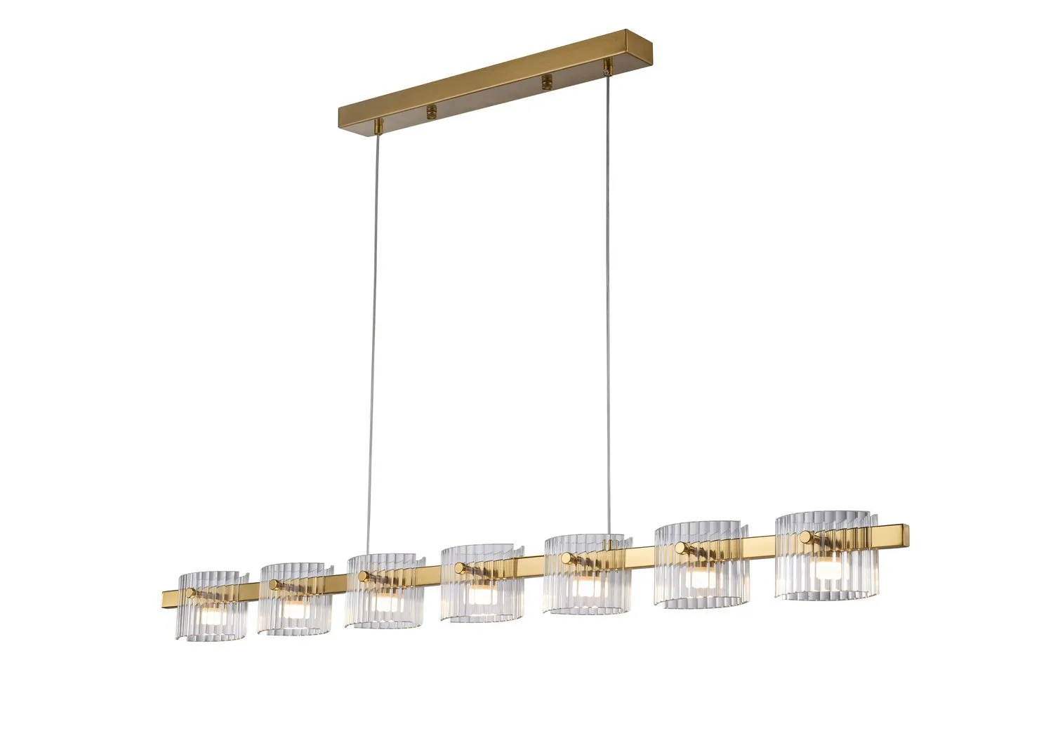 Lampa wisząca LED BACCIO złota 120 cm, złota - obrazek 6