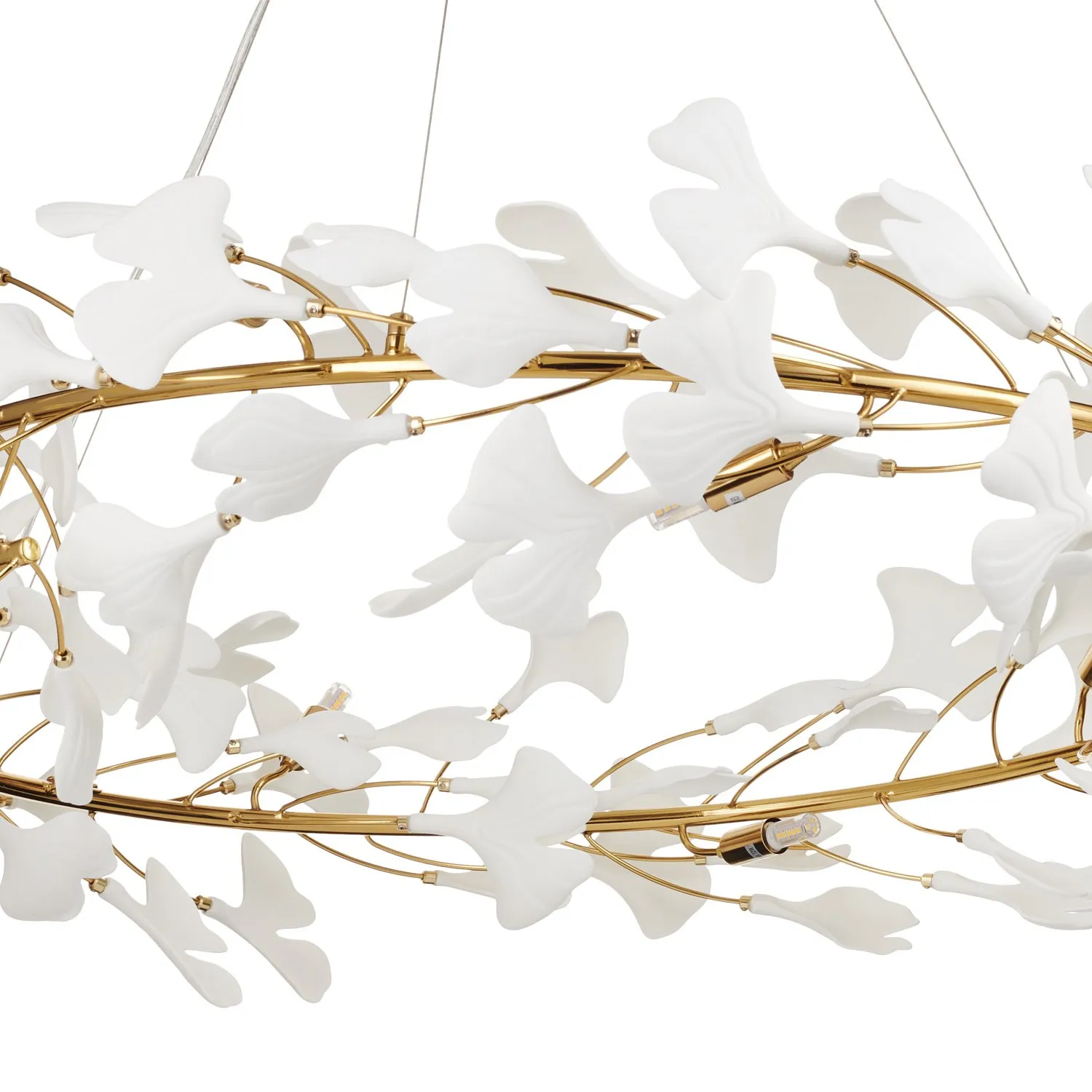 Lampa wisząca BOTANIKA 100 cm - złota, G9, regulowana, designerska - obrazek 5