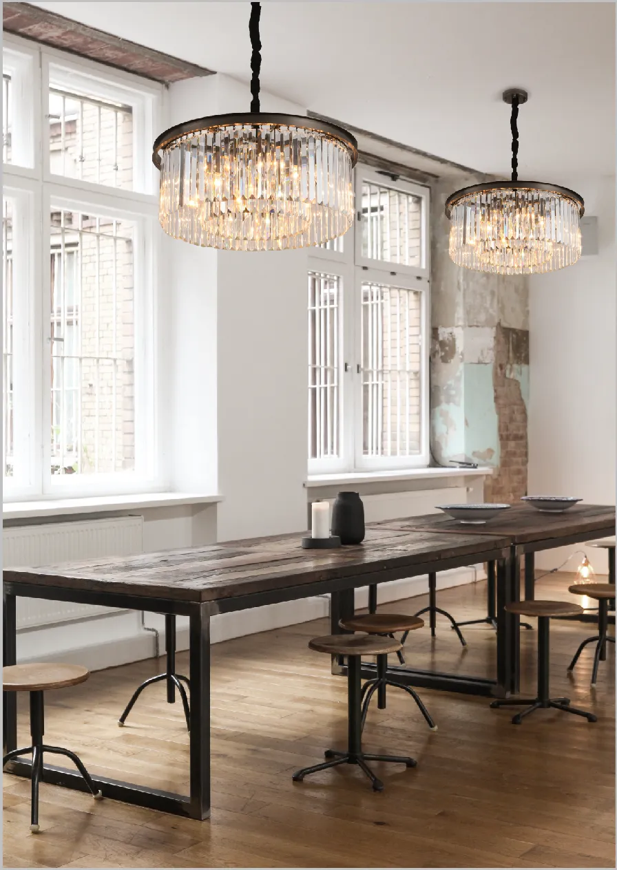 Lampa wisząca SPARKLE ROUND antracyt 60 cm - obrazek 4