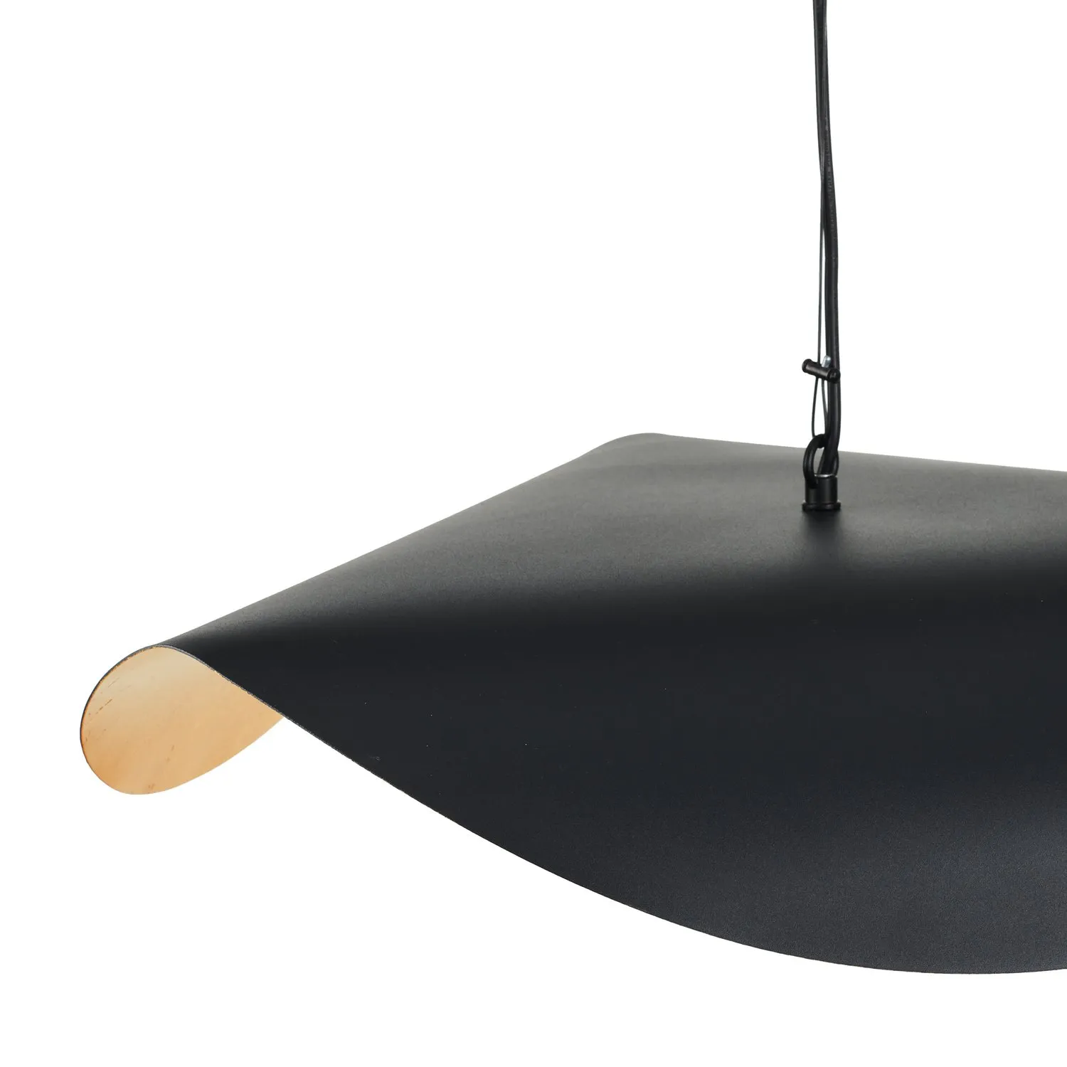 Lampa wisząca ENZO 60 cm - czarno złota - obrazek 16
