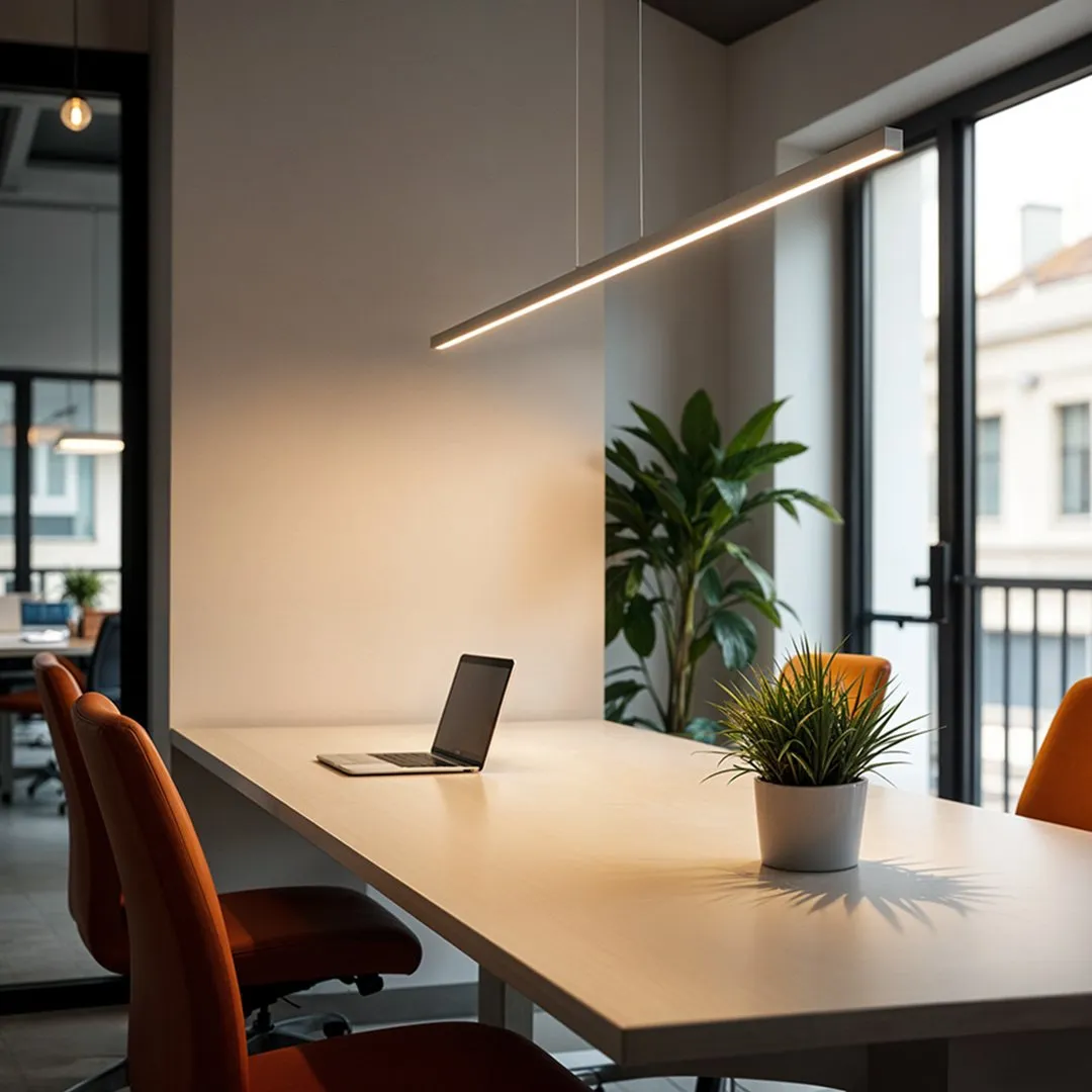 Lampa Liniowa LED Wisząca DDXT2000B 21W 160cm Biała CCT MERIDA - obrazek 2