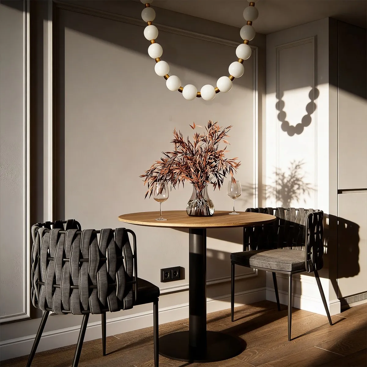 Lampa wisząca Dorado Rope 4 m złota LED CCT - obrazek 3
