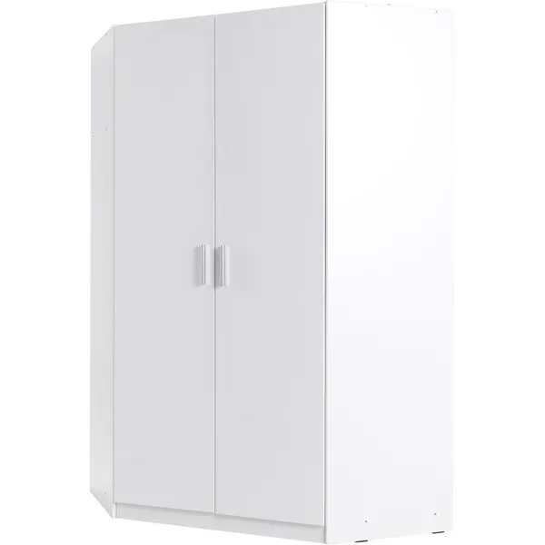 Szafa narożna 117cm PARMA 06 biały alpejski / biały połysk