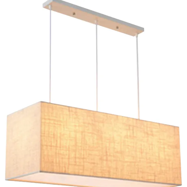 BOHO ZWIS 5X40W E27 BIAŁY ABAŻ. LEN