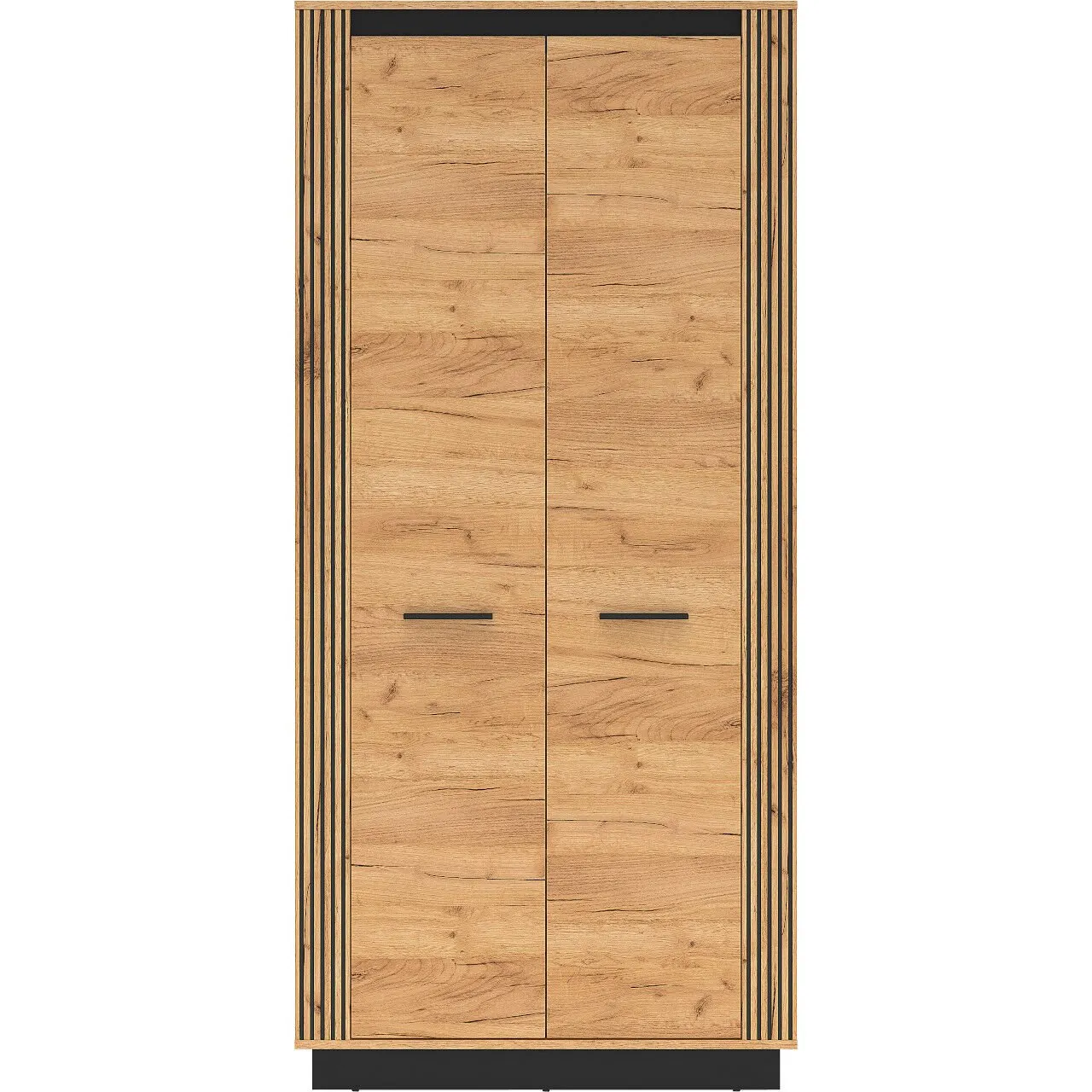 Szafa URSA 03 dąb craft złoty + czarny - obrazek 2